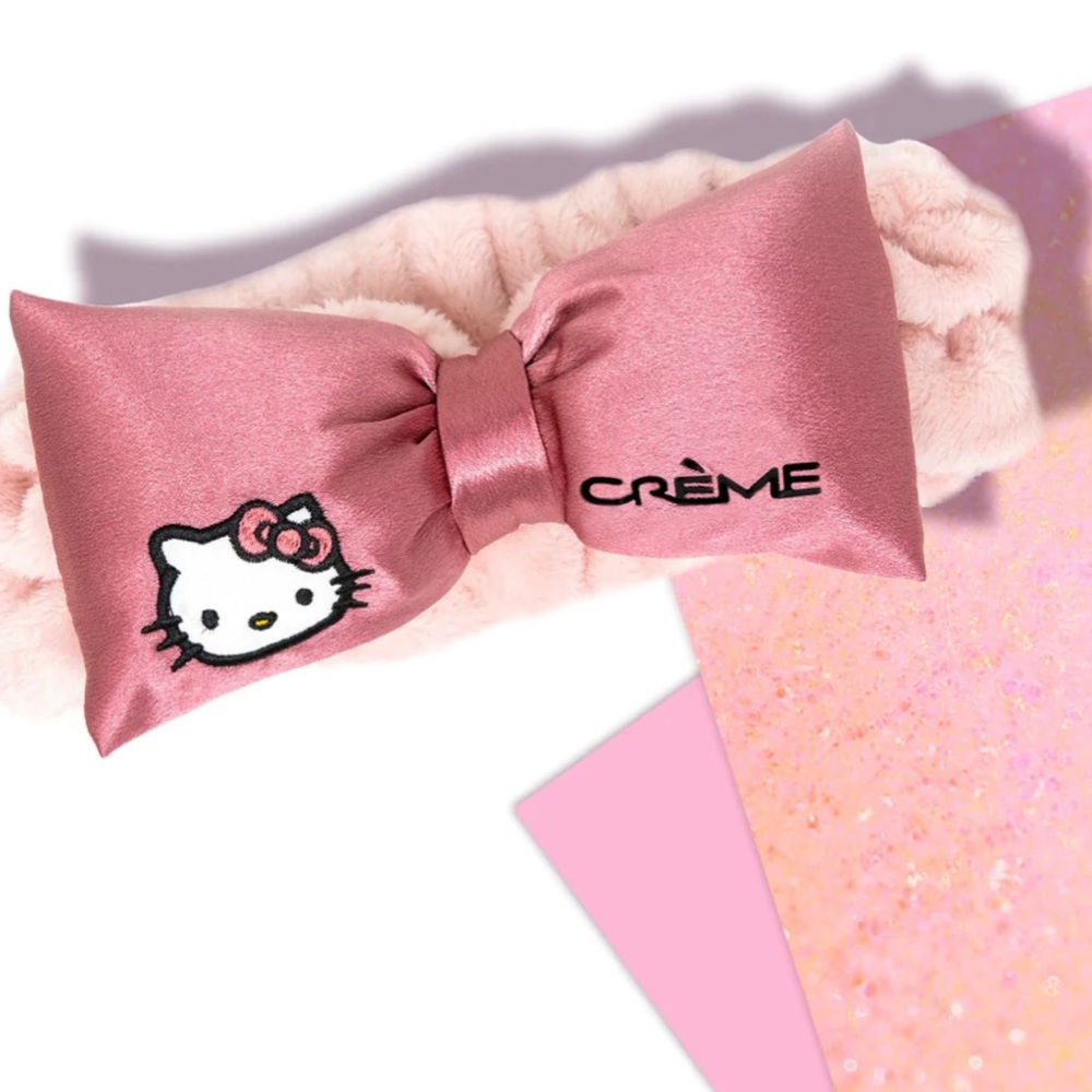 Hello Kitty Plush Spa Headband by The Creme Shop NEW